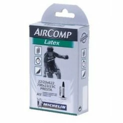 Chambre à Air Michelin Aircomp Latex 700x23 à 25 Valve 40 Mm