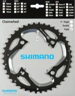 Plateau Shimano XT M780 42d 10v