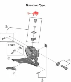 Shimano CAPOT VIS SERRE CABLE FD-R9100