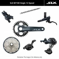 Groupe Shimano SLX M7100 Disc Méca Mono 2 Pistons I-Spec EV