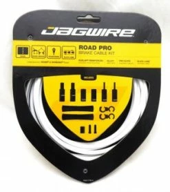 KIT CABLE DE FREIN JAGWIRE CABLE/GAINE BLANC