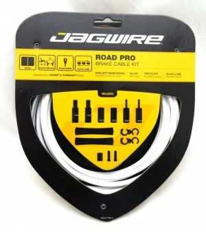 KIT CABLE DE FREIN JAGWIRE CABLE/GAINE BLANC
