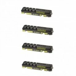 Kit 4 Patins Swisstop Flash Evo Black Prince Shimano/Sram