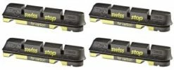 Kit 4 Patins Swisstop Black Prince Campagnolo Carbone