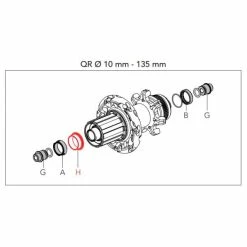 Fulcrum Espaceur R4-109 Pour Moyenne DB