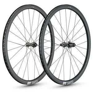 Dt-swiss Paire Roues DT SWISS PRC Carbone 1400 SPLINE DISC 35mm Pneus